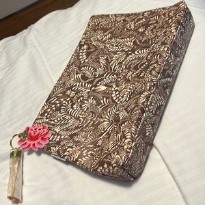 Large Papaya Art Pouch with tassel